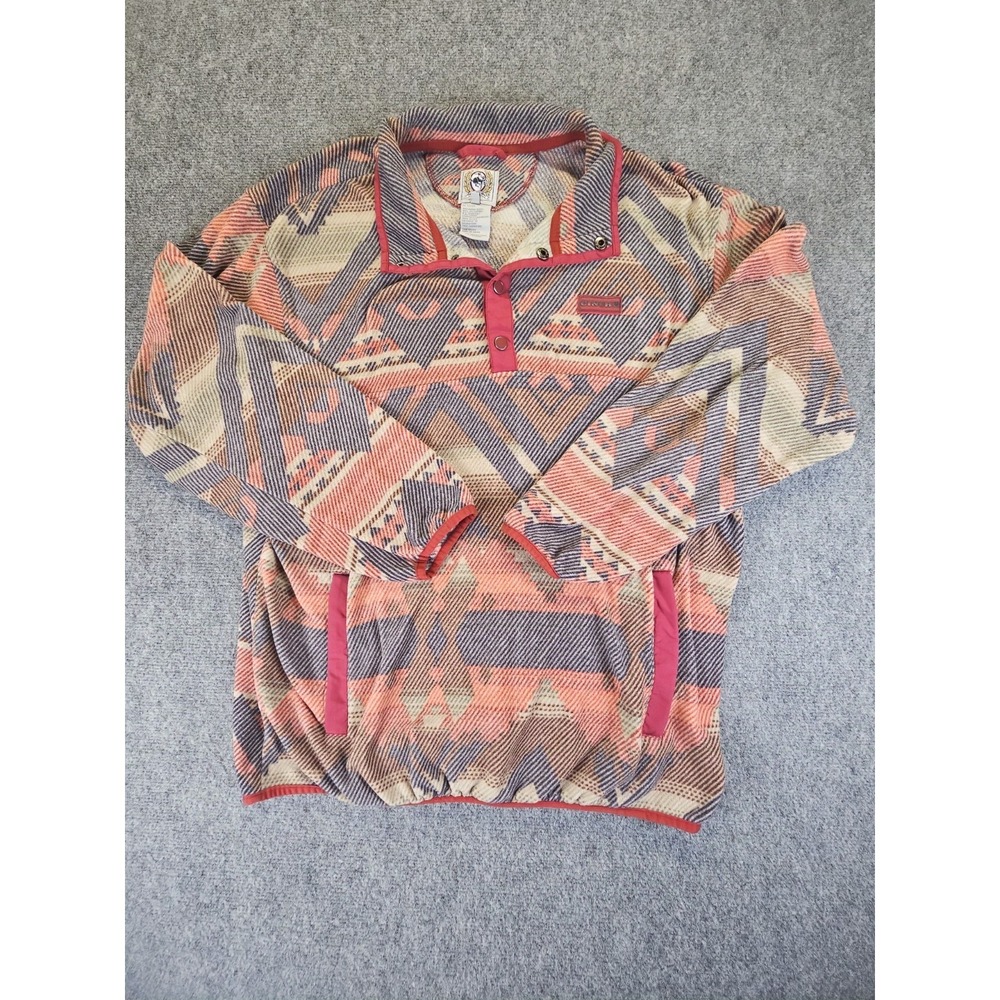 Cinch Mens Size L Southwestern Pullover  Snap Collar Geometric Pattern 1599